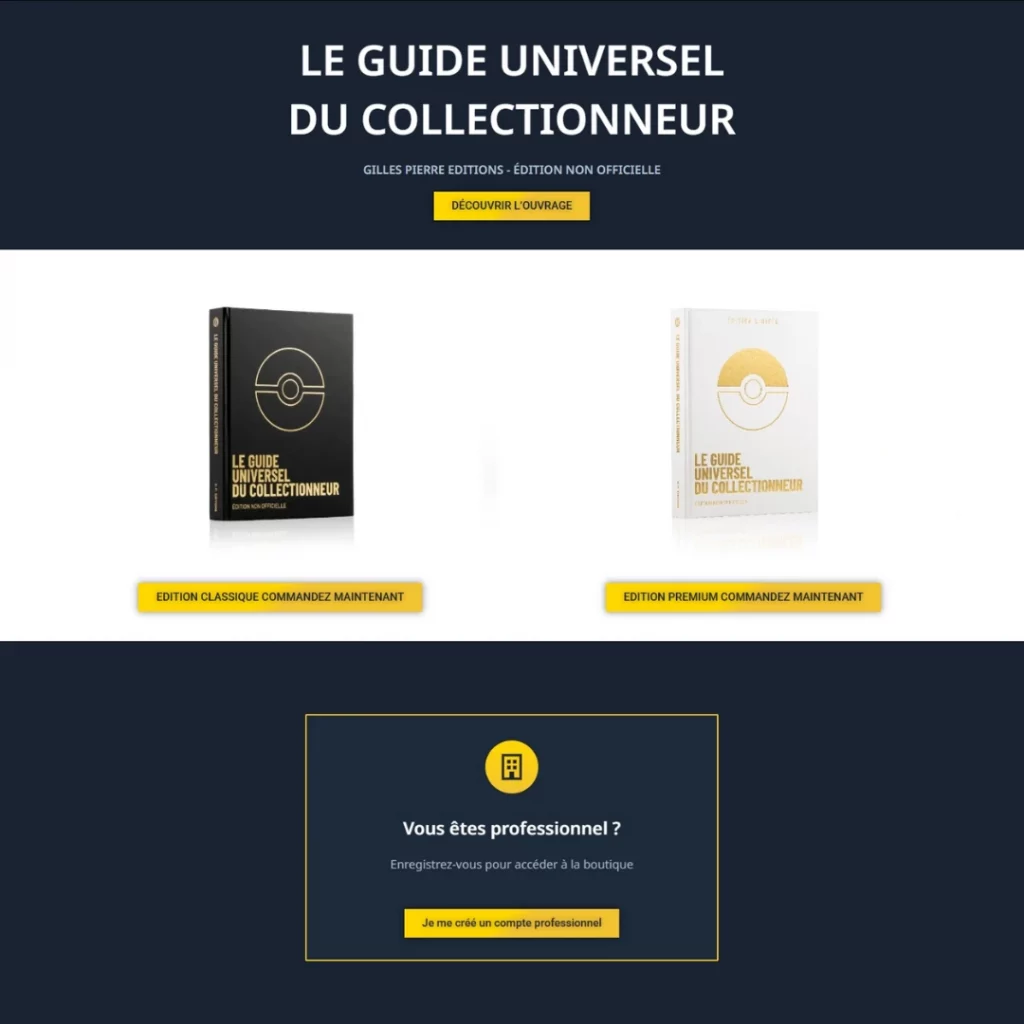 page accueil site ecommerce
